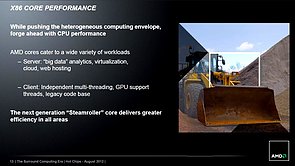 AMDs Steamroller-Präsentation (Slide 13)